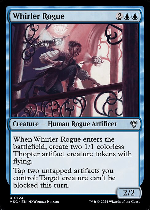 Whirler Rogue (124) [Murders at Karlov Manor Commander]