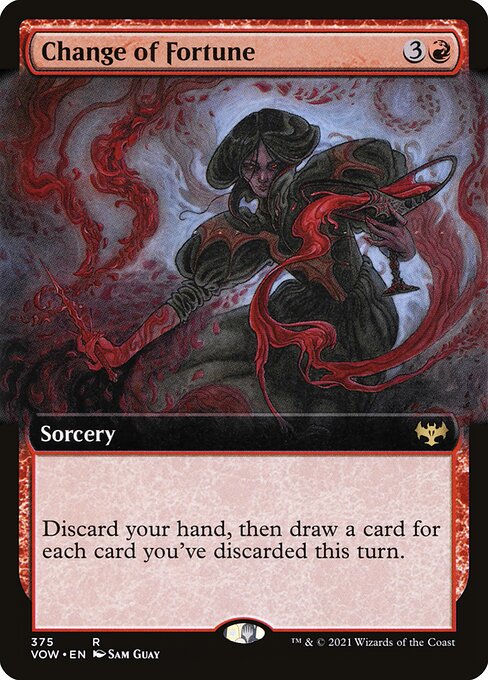 Change of Fortune (375) [Innistrad: Crimson Vow] [Extended Art]
