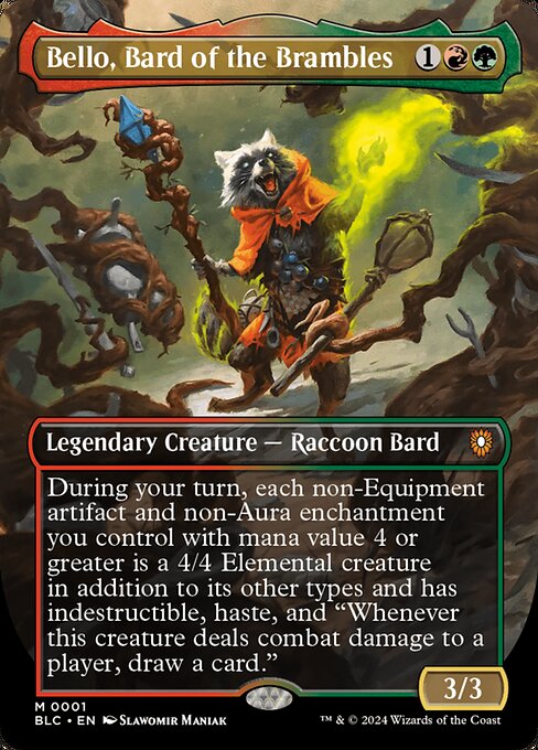 Bello, Bard of the Brambles (1) [Bloomburrow Commander]