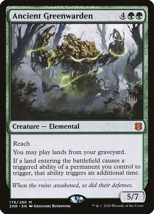 Ancient Greenwarden (178p) [Zendikar Rising Promos]