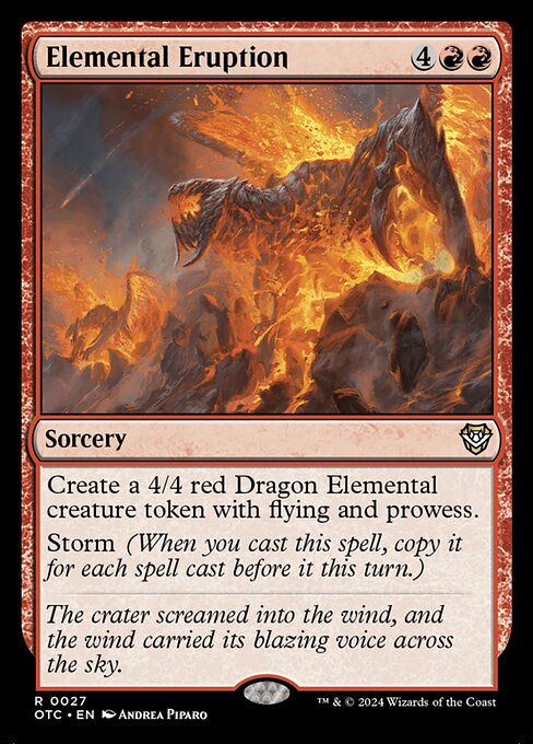 Elemental Eruption (27) [Outlaws of Thunder Junction Commander]