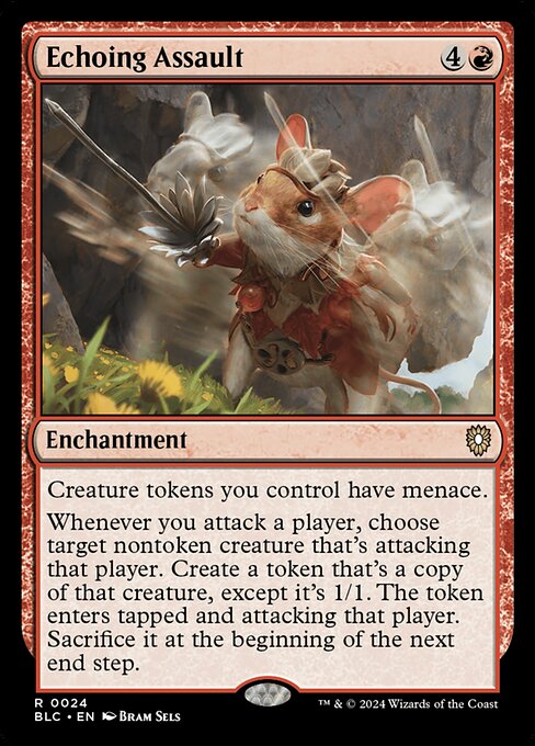 Echoing Assault (24) [Bloomburrow Commander]