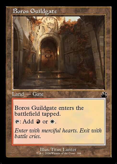 Boros Guildgate (398) [Ravnica Remastered]