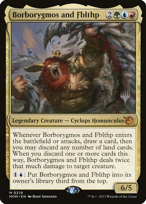 Borborygmos and Fblthp (219p) [March of the Machine Promos]
