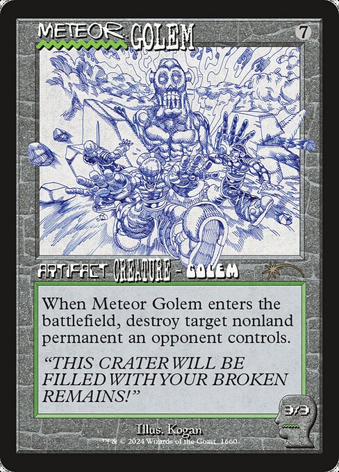 Meteor Golem (1660) [Secret Lair Drop]