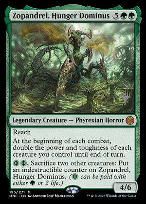 Zopandrel, Hunger Dominus (195p) [Phyrexia: All Will Be One Promos]