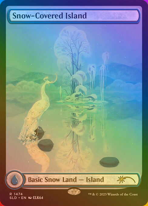Snow-Covered Island (1474★) [Secret Lair Drop] [Full Art]