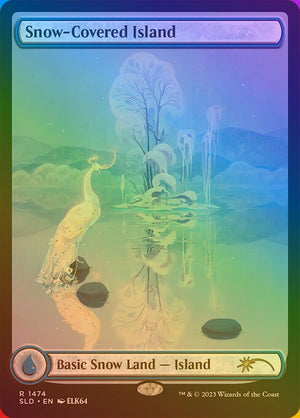 Snow-Covered Island (1474★) [Secret Lair Drop] [Full Art]