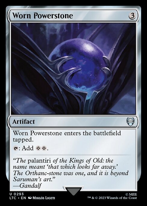 Worn Powerstone (293) [Tales of Middle-earth Commander]