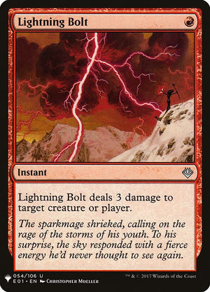 Lightning Bolt (E01-54) [The List]