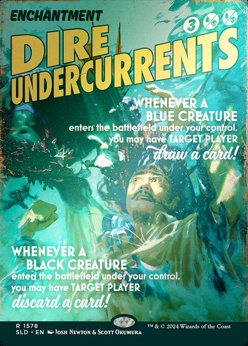 Dire Undercurrents (1578★) [Secret Lair Drop] [Borderless]