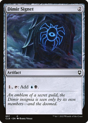 Dimir Signet (857) [Commander Legends: Battle for Baldur's Gate]
