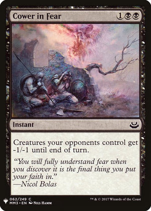 Cower in Fear (MM3-62) [The List]
