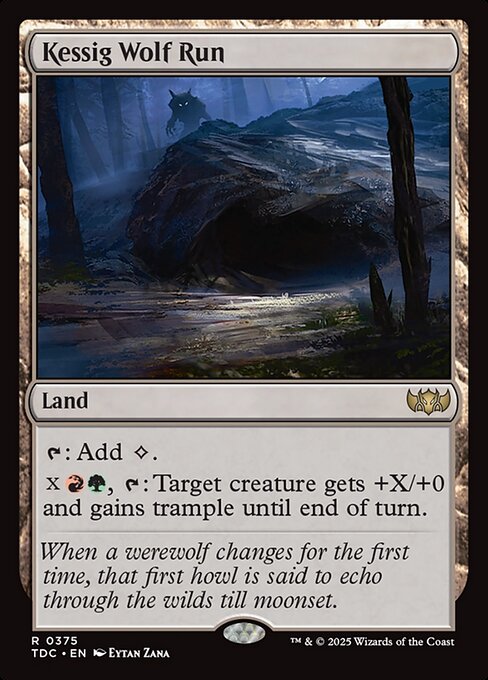 Kessig Wolf Run (375) [Tarkir: Dragonstorm Commander]