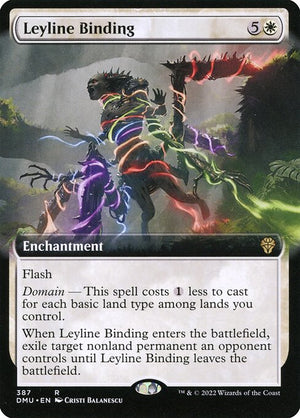 Leyline Binding (387) [Dominaria United] [Extended Art]
