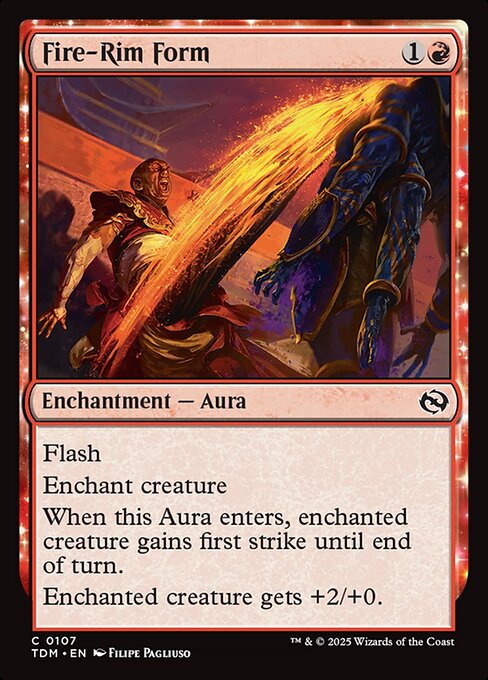 Fire-Rim Form (107) [Tarkir: Dragonstorm]