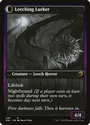 Curse of Leeches // Leeching Lurker (94) [Innistrad: Double Feature] Reverse