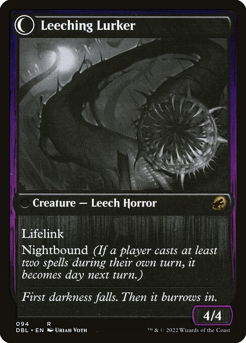Curse of Leeches // Leeching Lurker (94) [Innistrad: Double Feature] Reverse