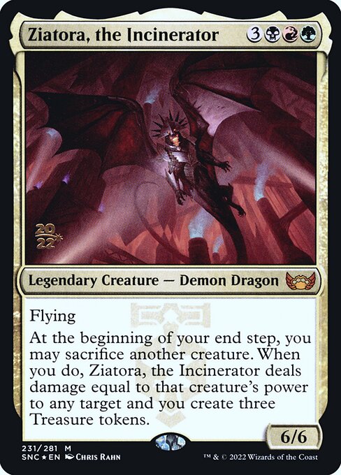 Ziatora, the Incinerator (231s) [Streets of New Capenna Promos]