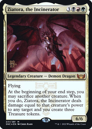 Ziatora, the Incinerator (231s) [Streets of New Capenna Promos]
