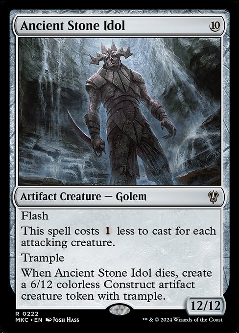 Ancient Stone Idol (222) [Murders at Karlov Manor Commander]