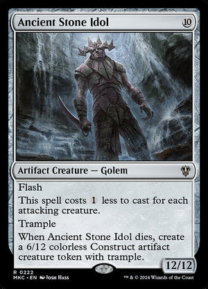 Ancient Stone Idol (222) [Murders at Karlov Manor Commander]