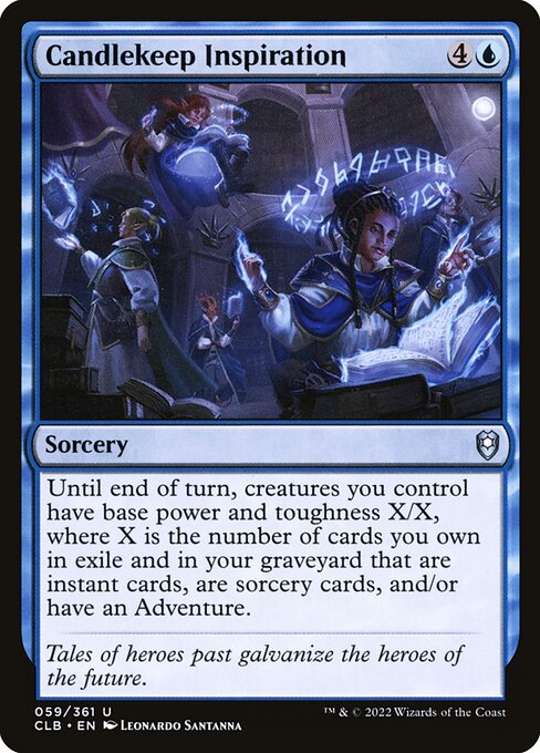 Candlekeep Inspiration (59) [Commander Legends: Battle for Baldur's Gate]