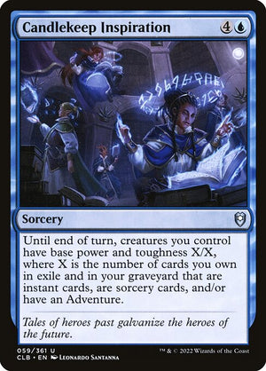 Candlekeep Inspiration (59) [Commander Legends: Battle for Baldur's Gate]