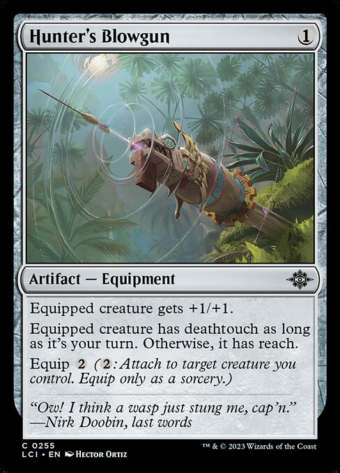 Hunter's Blowgun (255) [The Lost Caverns of Ixalan]