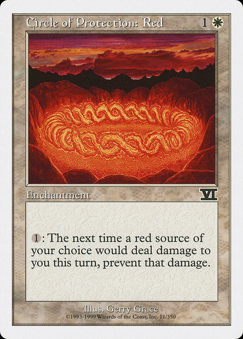 Circle of Protection: Red (11) [Classic Sixth Edition]