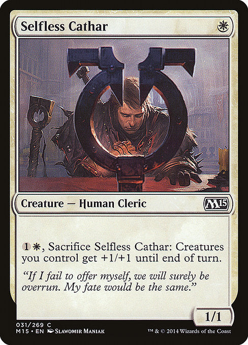 Selfless Cathar (31) [Magic 2015]