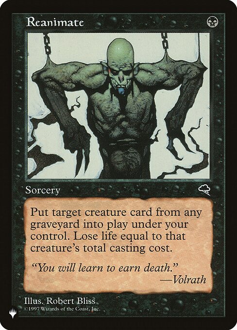 Reanimate (TMP-151) [The List]