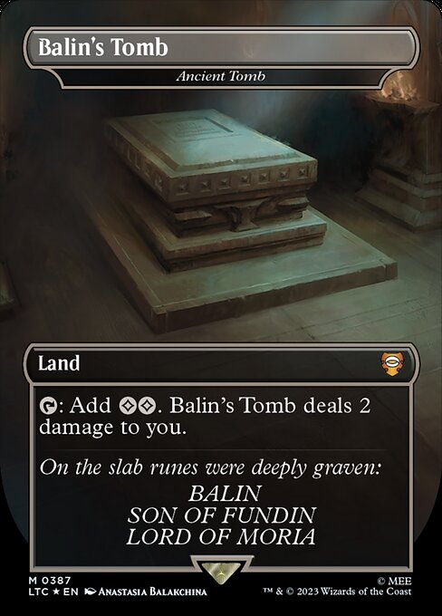 Ancient Tomb (387) [Tales of Middle-earth Commander] [Borderless]