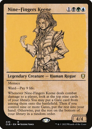 Nine-Fingers Keene (435) [Commander Legends: Battle for Baldur's Gate] [Showcase]