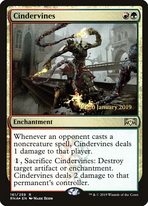 Cindervines (161s) [Ravnica Allegiance Promos]
