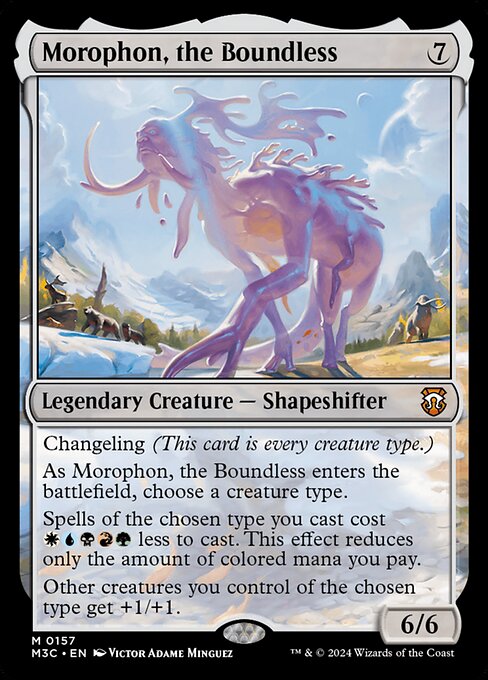 Morophon, the Boundless (157) [Modern Horizons 3 Commander]