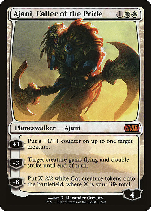 Ajani, Caller of the Pride (1) [Magic 2014]