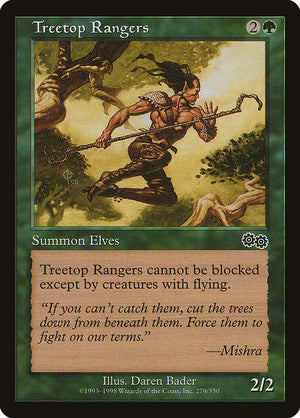 Treetop Rangers (279) [Urza's Saga]