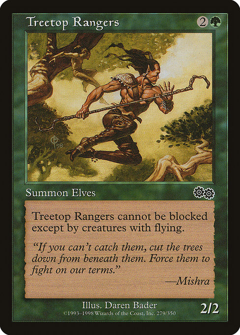 Treetop Rangers (279) [Urza's Saga]