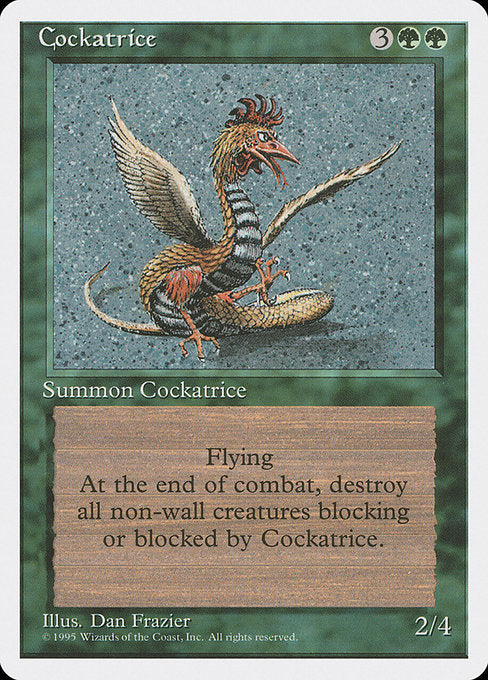 Cockatrice (237) [Fourth Edition]