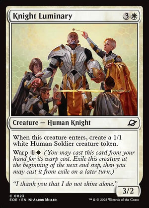Knight Luminary (23) [Edge of Eternities]