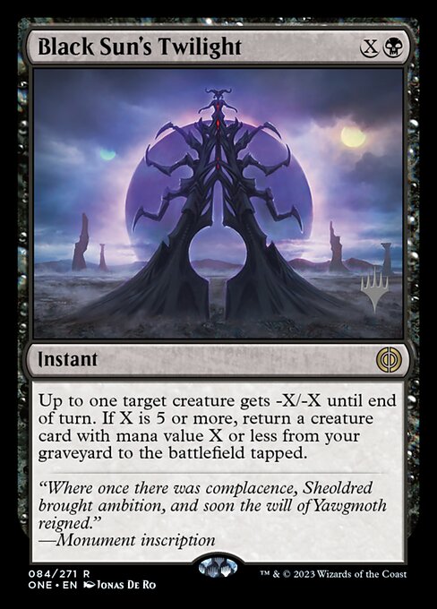 Black Sun's Twilight (84p) [Phyrexia: All Will Be One Promos]