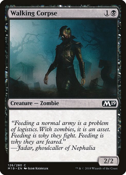 Walking Corpse (126) [Core Set 2019]