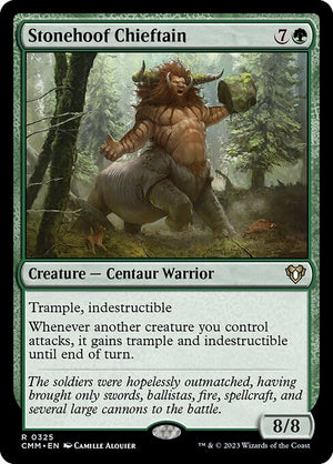 Stonehoof Chieftain (325) [Commander Masters]
