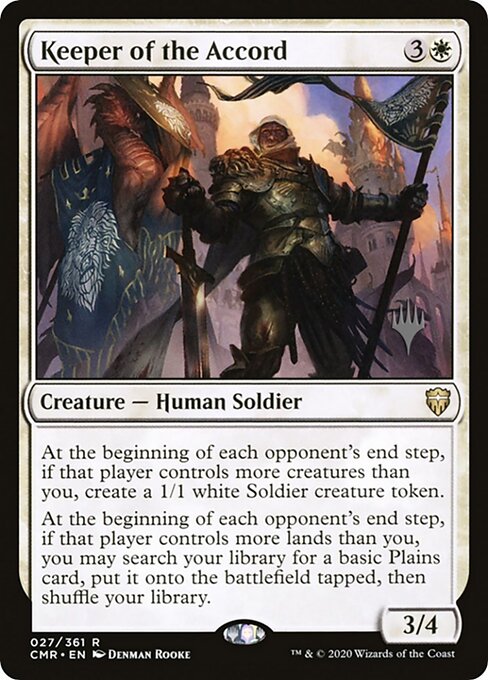 Keeper of the Accord (27p) [Commander Legends Promos]