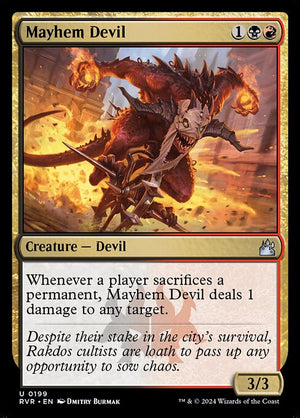 Mayhem Devil (199) [Ravnica Remastered]