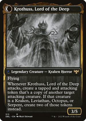 Runo Stromkirk // Krothuss, Lord of the Deep (513) [Innistrad: Double Feature] Reverse