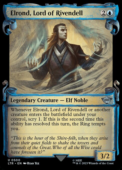 Elrond, Lord of Rivendell (500) [The Lord of the Rings: Tales of Middle-earth] [Showcase]