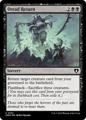 Dread Return (153) [Commander Masters]