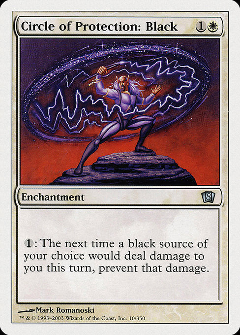 Circle of Protection: Black (10) [Eighth Edition]